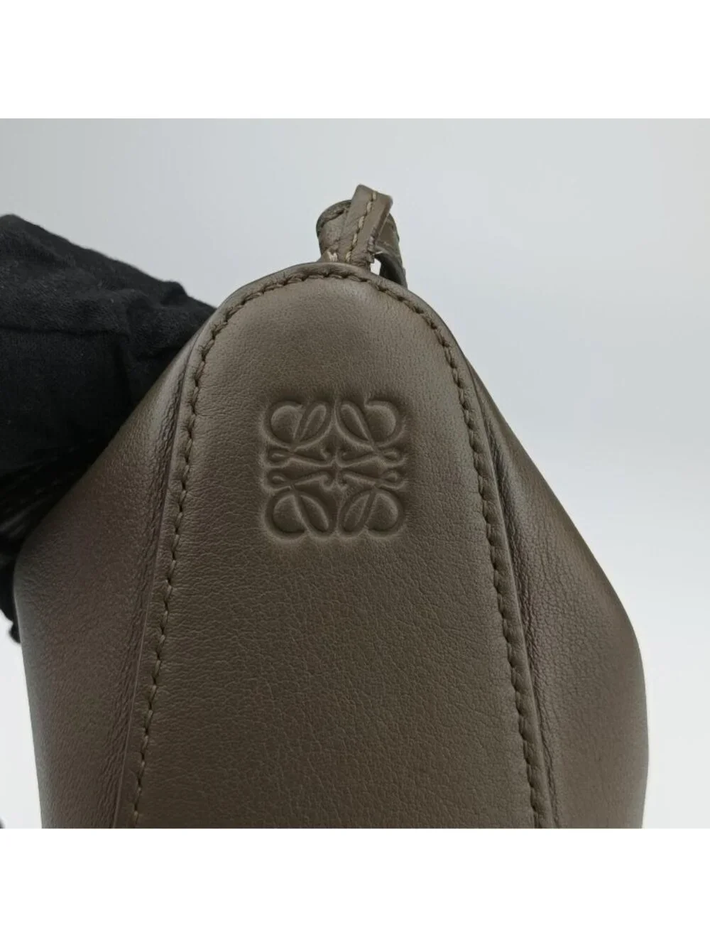 Loewe Hammock Hobo Cles Green Leather